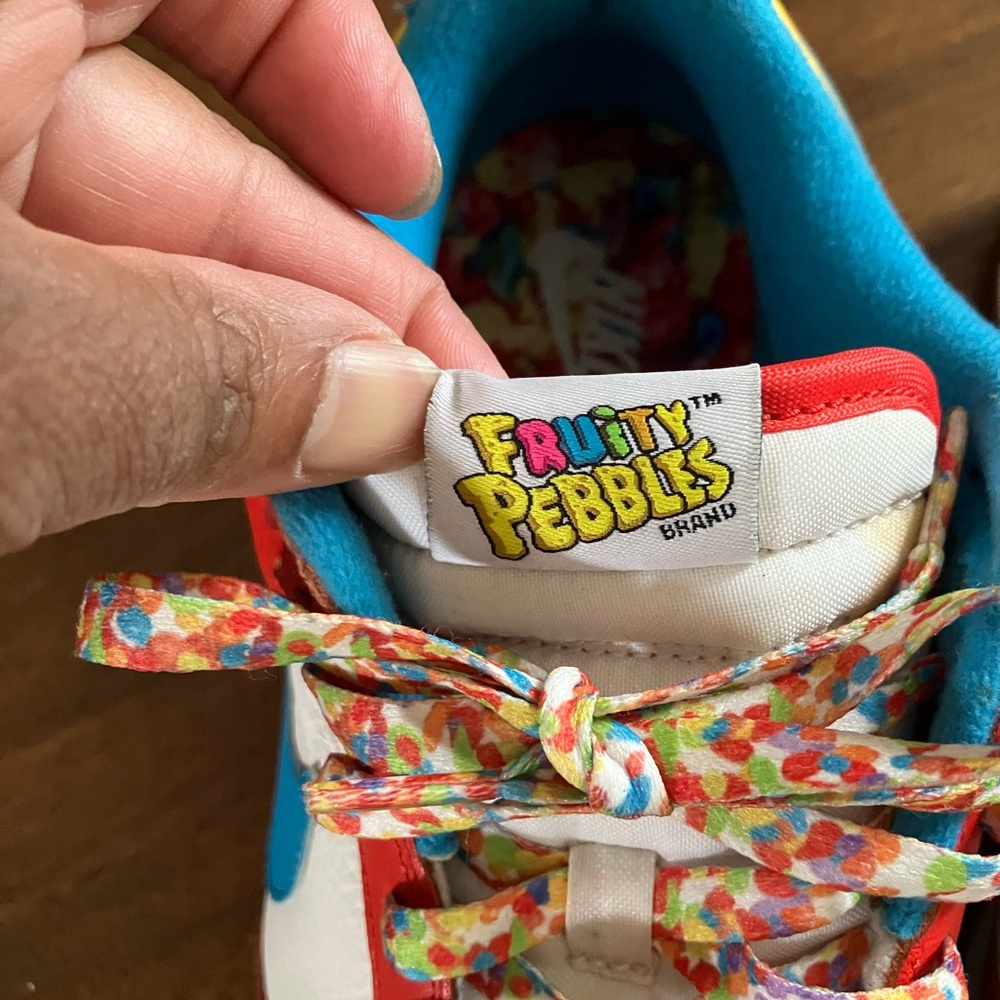 DH8009-600 Nike Dunk Low LeBron James Fruity Pebbles Habanero Red Men’s 9.5 - Picture 2 of 9